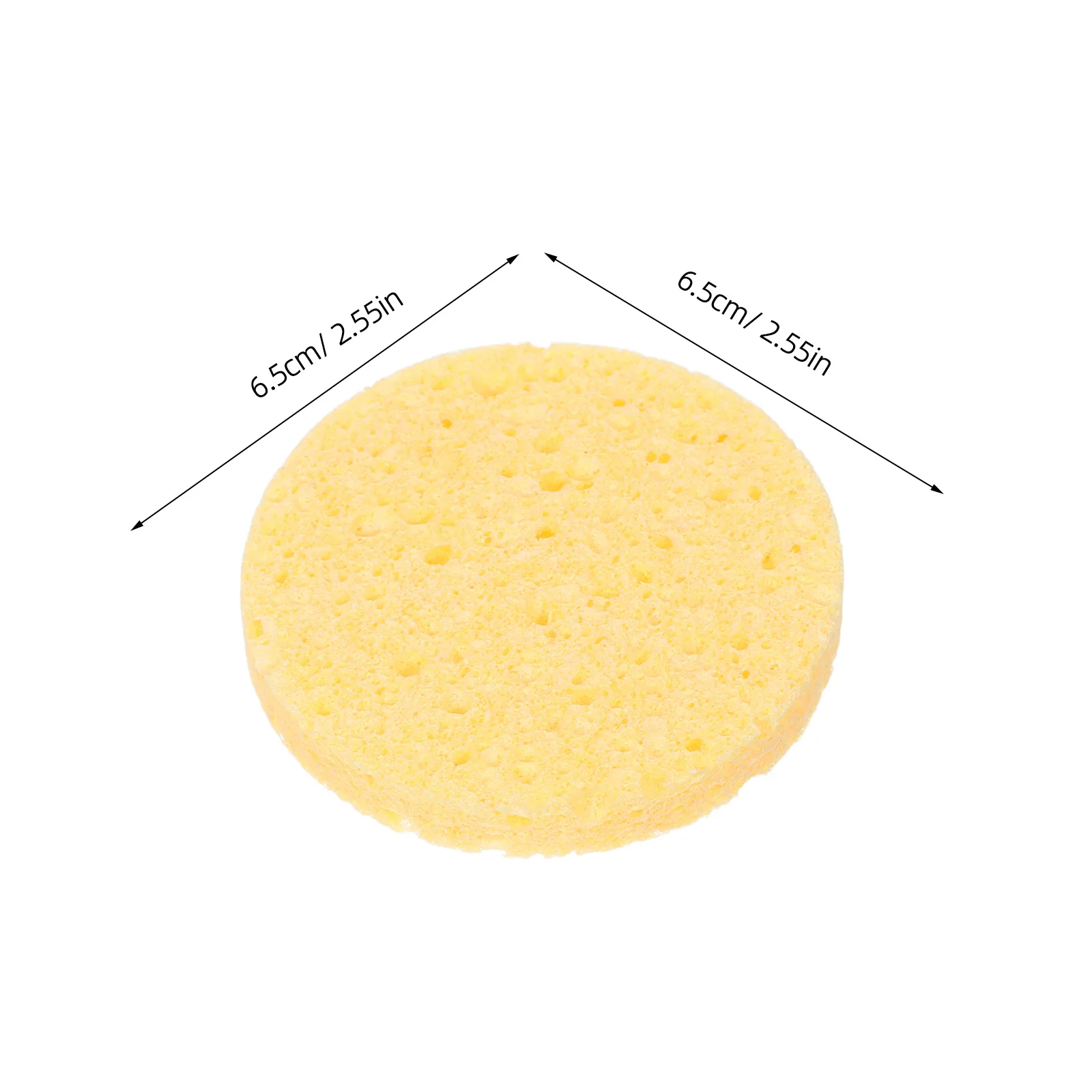 5 قطع من وسادات إسفنجية لإزالة المكياج صديقة للبشرة، ملحقات مستديرة ناعمة لتنظيف الوجه والمسام للنساء #5