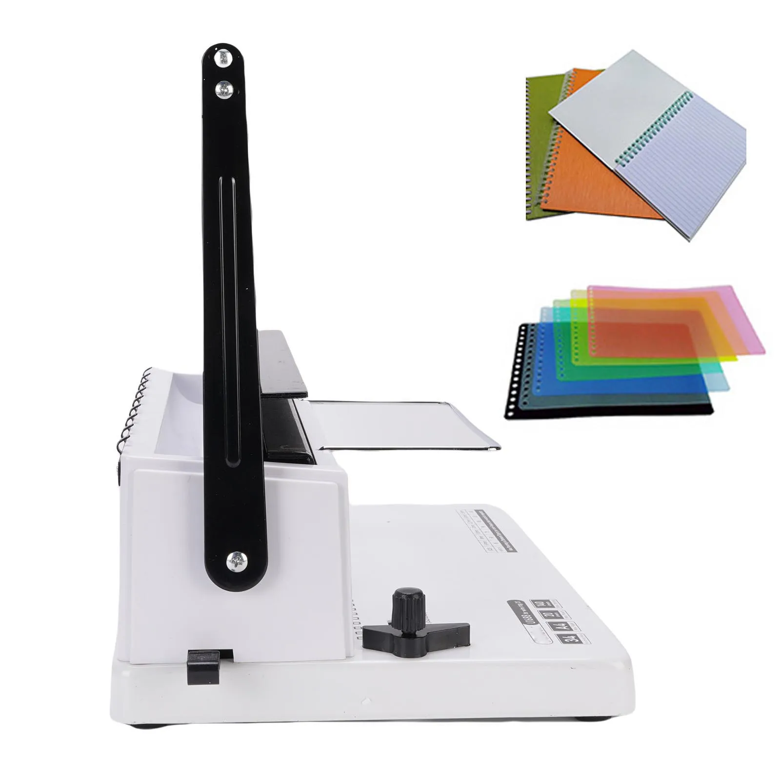 Coil Binding Machine 34  Holes Easy To Use Spiral Binding Machine 20 Sheets Punching for Schools Offices Enterprises