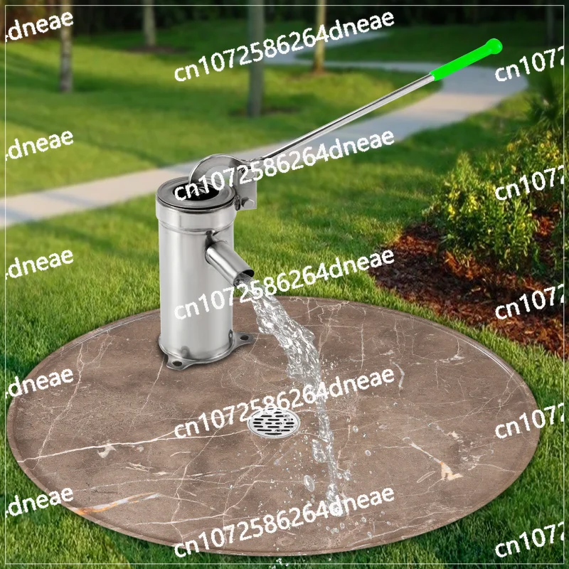 Manual Well Pump Manual Well Water  Stainless Steel Hand Well Water  Stainless Steel Home Manual Water Jet  Outdoors