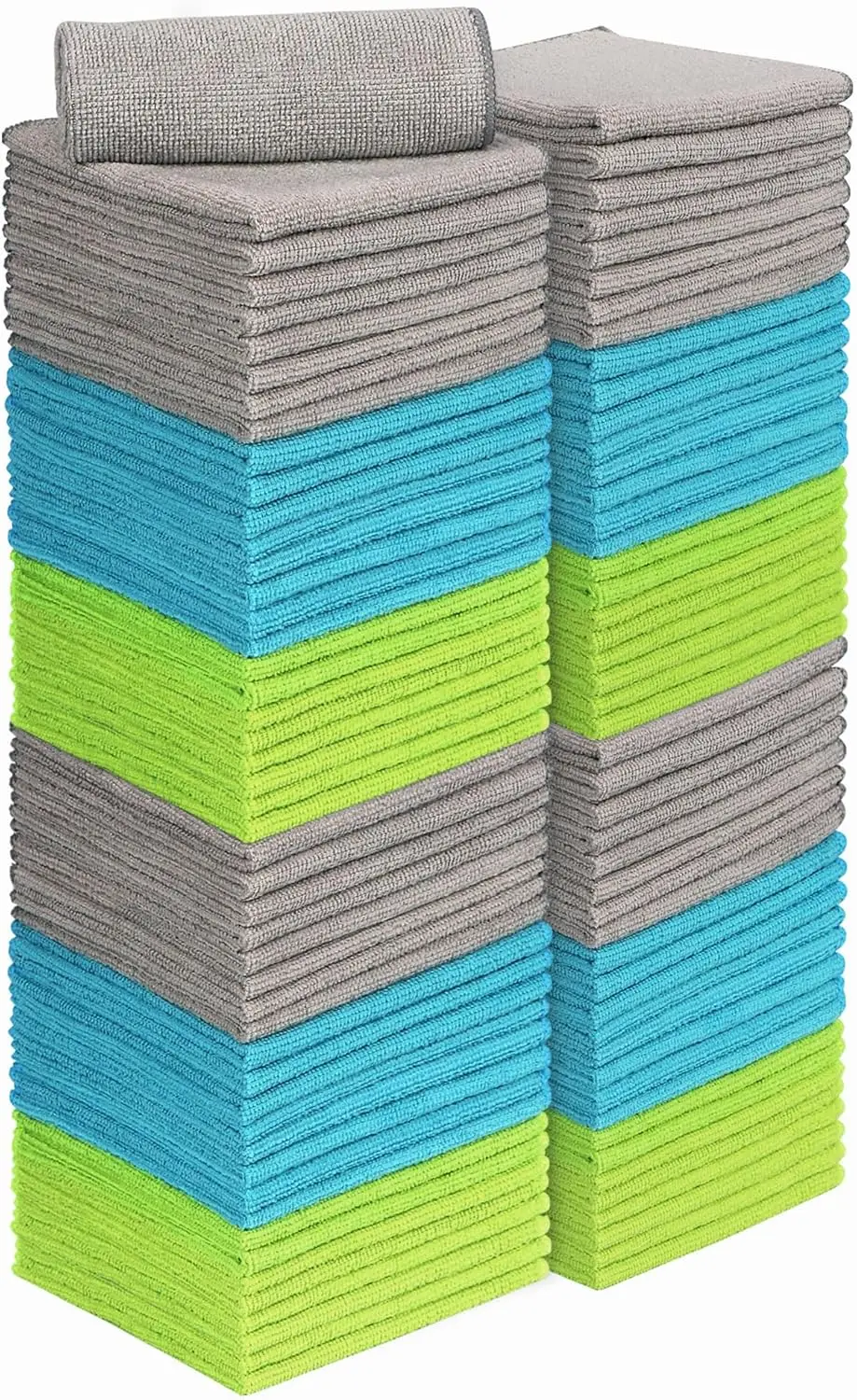 

Салфетки из микрофибры для уборки - 100 шт., мягкие микрофибровые полотенца для автомобилей, впитывающие тряпки для уборки, безворсовые