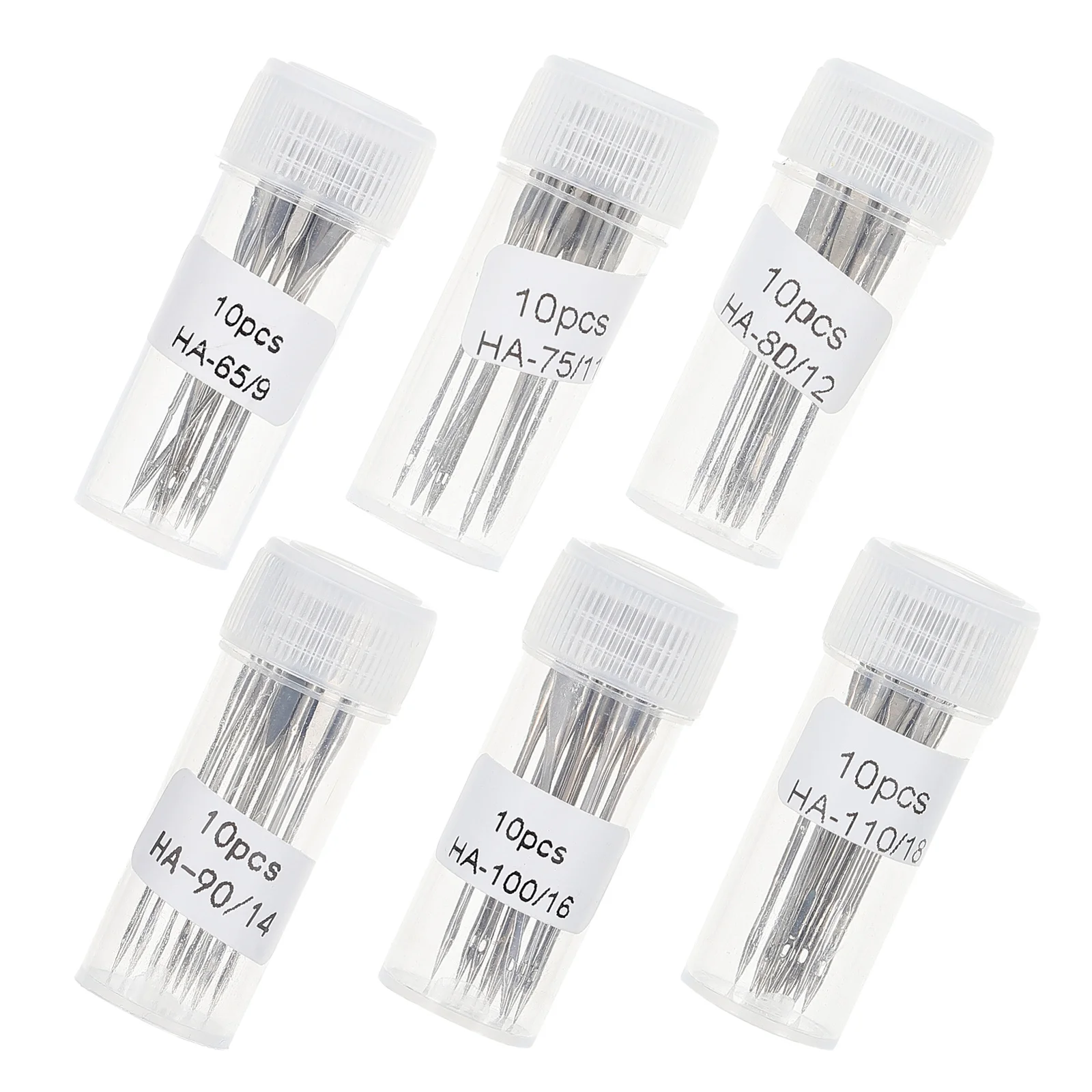 

60Pcs Professional Sewing Machine Needles Stainless Steel Wear-Resistant Universal Portable Fabric Stitching Tools