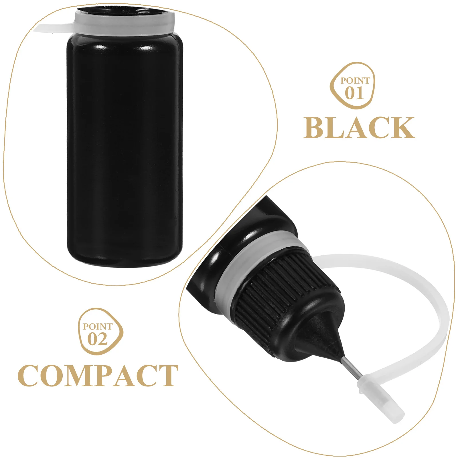 

20Pcs 10ml Needle Tip Glue Bottles Squeeze Containers for Small Liquid Quantities Cosmetics Glue Crafts Needle Bottle