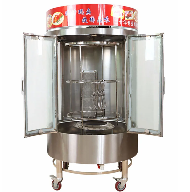 Duck Roosters Grilled Machine Roast Chicken Charcoal Gas Round Oven Machine/Gas Peking Duck Oven