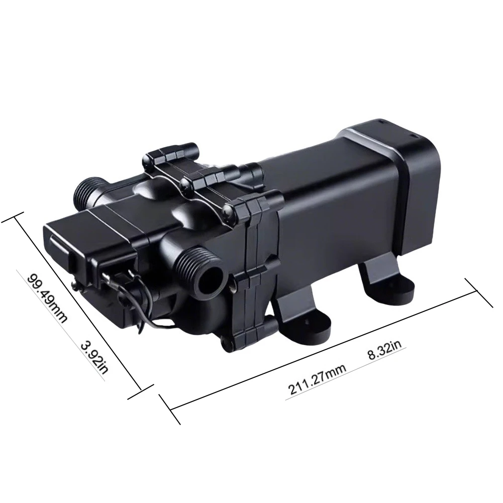 11L Min Flow Pump Self Priming Water Pump Low Noise Operation Quick Installation Kit Multifunctional Self Priming Water Pump