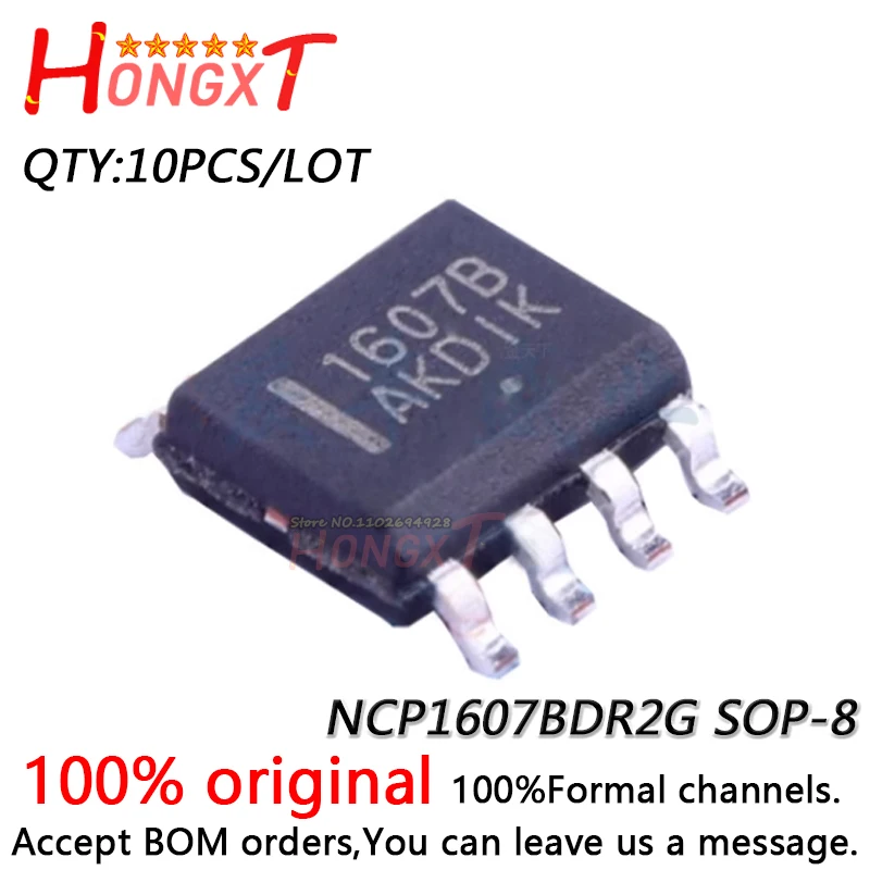 10 piezas 100 piezas, nuevo, NCP1607BDR2G, SOP-8.Chipset