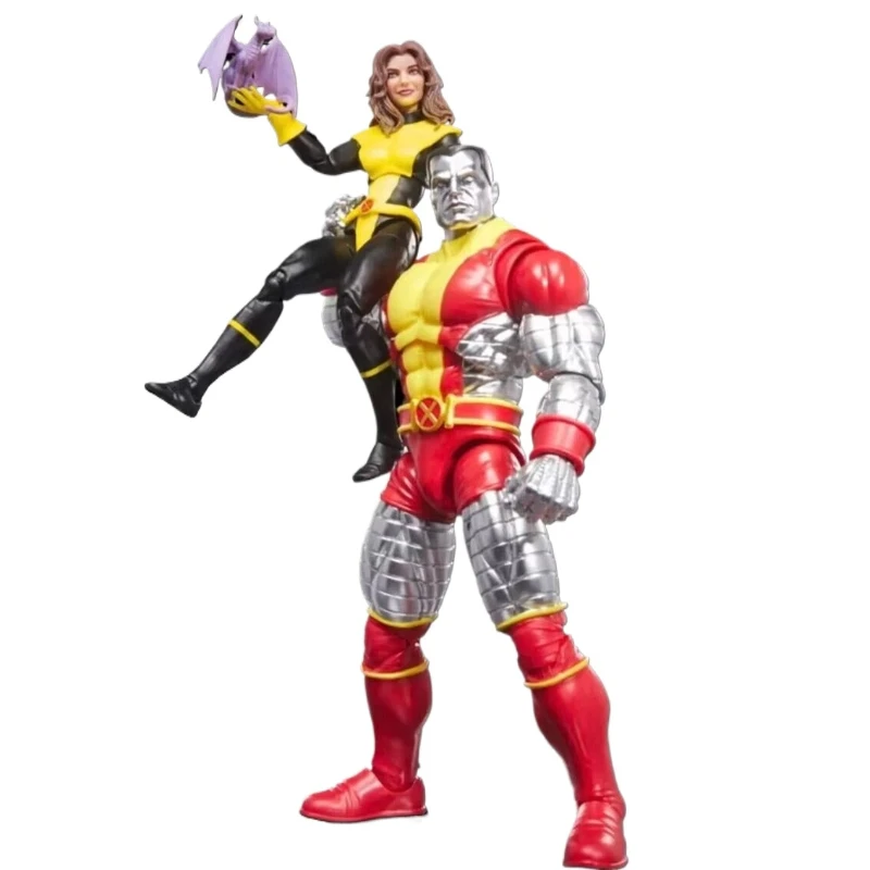 Echte Marvel Legends X-Men Colossus und Shadowcat 2er-Pack Kitty Pryde Modell Garage Kit Anime Peripherie Actionfigur Geschenk
