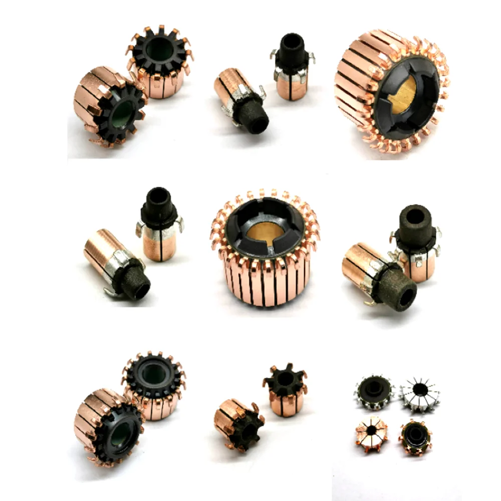 

2pcs 22*10*17.5(20.7)*24P Copper Bars Alternator Electric Angle Grinder Motor Commutator DHY-2186-24