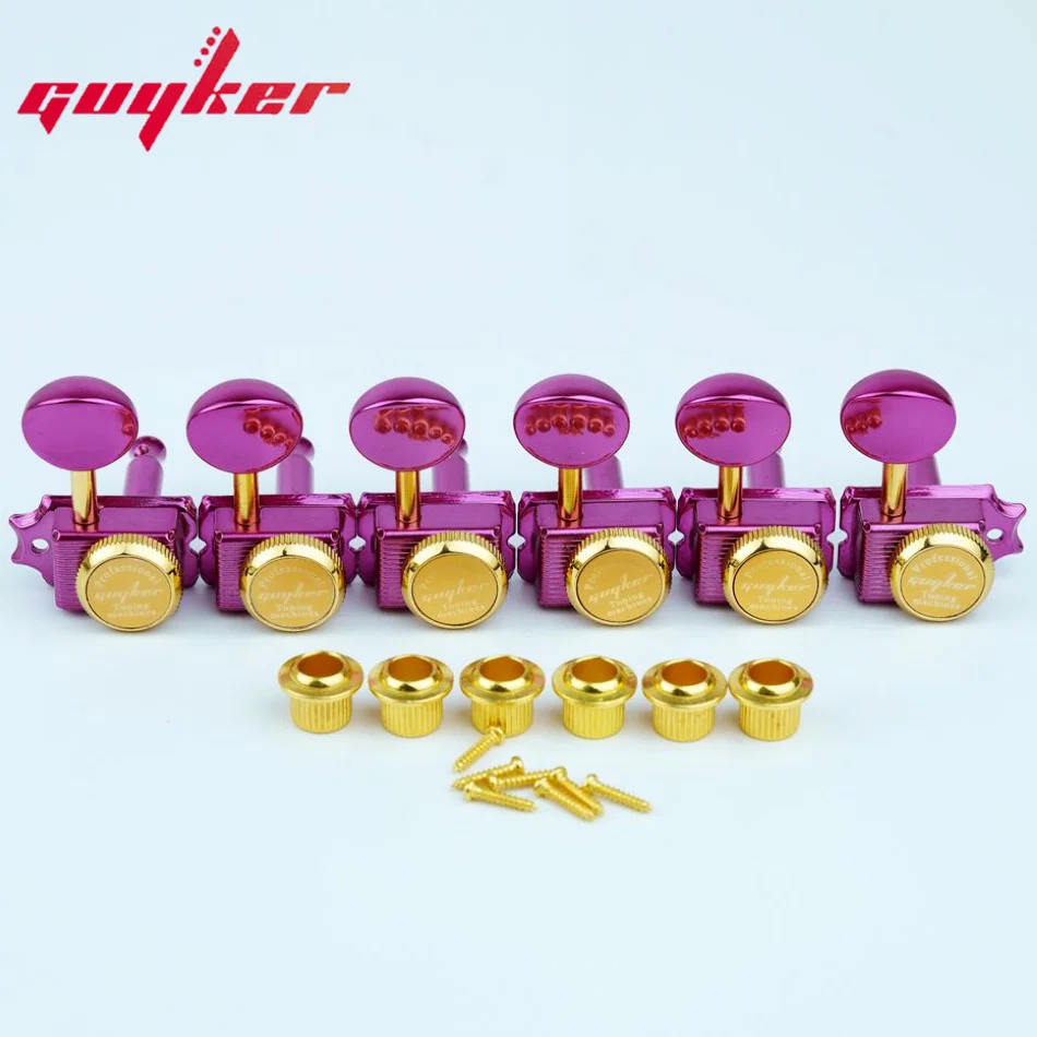 Guyker Vintage Locking Tuning Machine Dopamine Color 6R for Right-Handed Guitar ST TL Guitar Vintage Style Musical Instrument