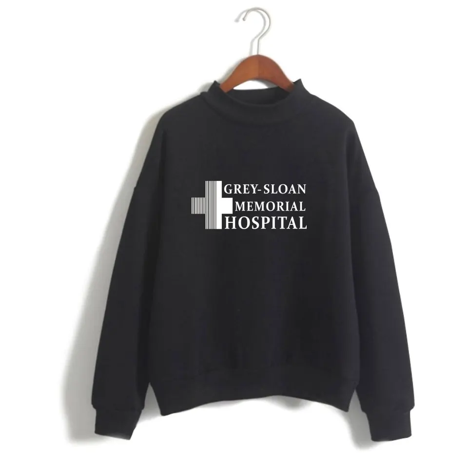 Grey Sloan Memorial Hospital Winter Hoodie Meredith Grey Derek Shepherd Grey's Fleece Warm Jacket Grey's Anatomy Harajuku Coat