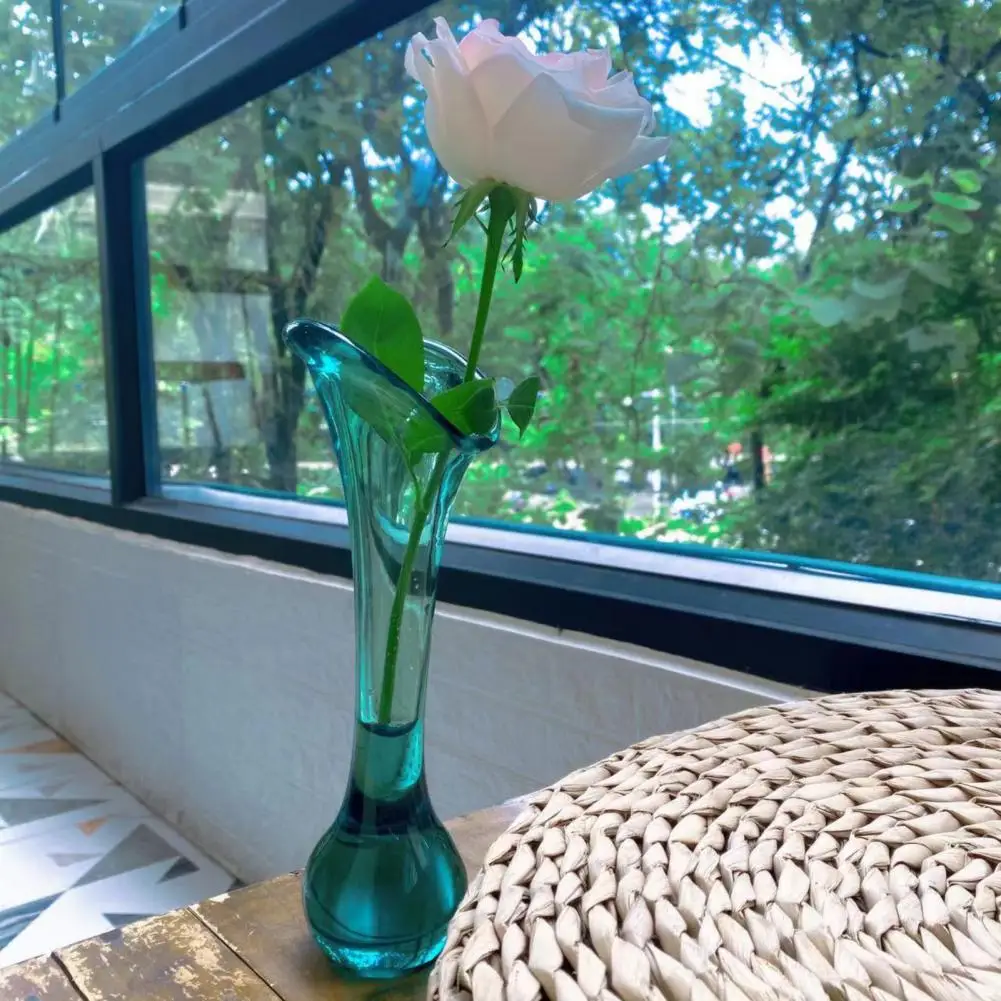 Decorative Flower Vase Minimalist Flower Vase Modern Transparent Acrylic Flower Vase for Home Office Decor Minimalist for Plants