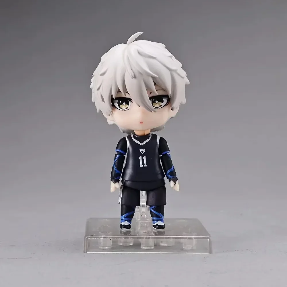 

New 10CM Animation Q version Nendoroid Nagi Seishiro movable face change doll ornaments figure For Children's Gifts