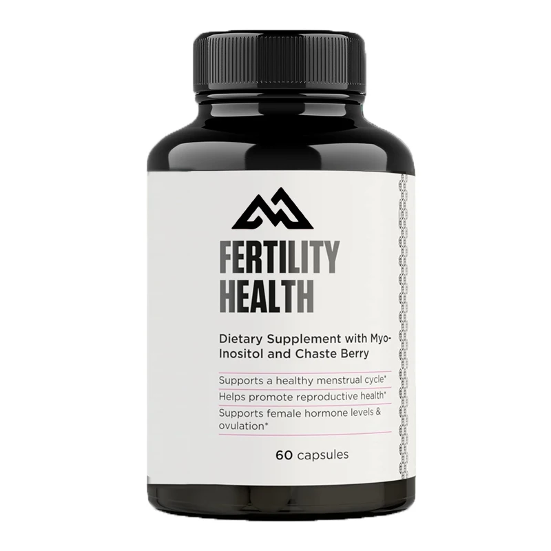 Circulatory regulation of ovulation, fertility support, hormone balance, ovarian health, inositol DIM folate 60 capsules