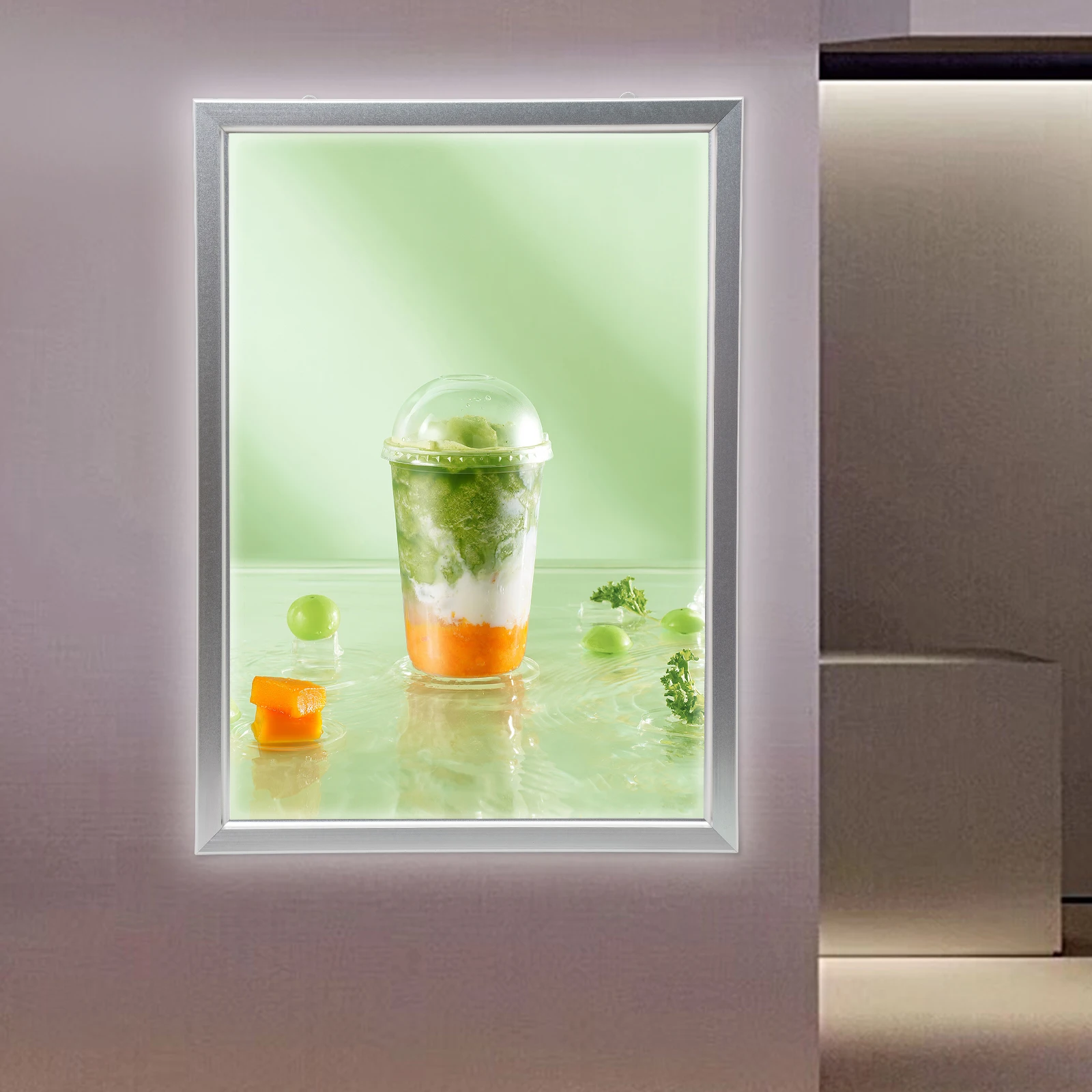 LED Backlit Movie Poster Art Picture Frame Light Box Advertising Display LED Poster Frame For Home Theaters, Interior Decoration