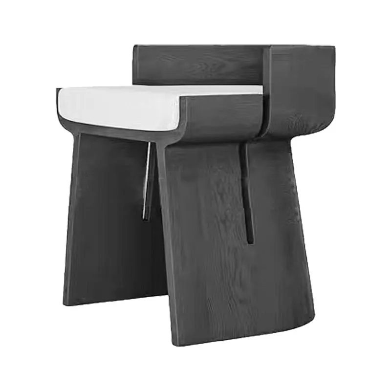 LTT single leisure chair solid wood medieval art cafe furniture comfortable sitting dining chair