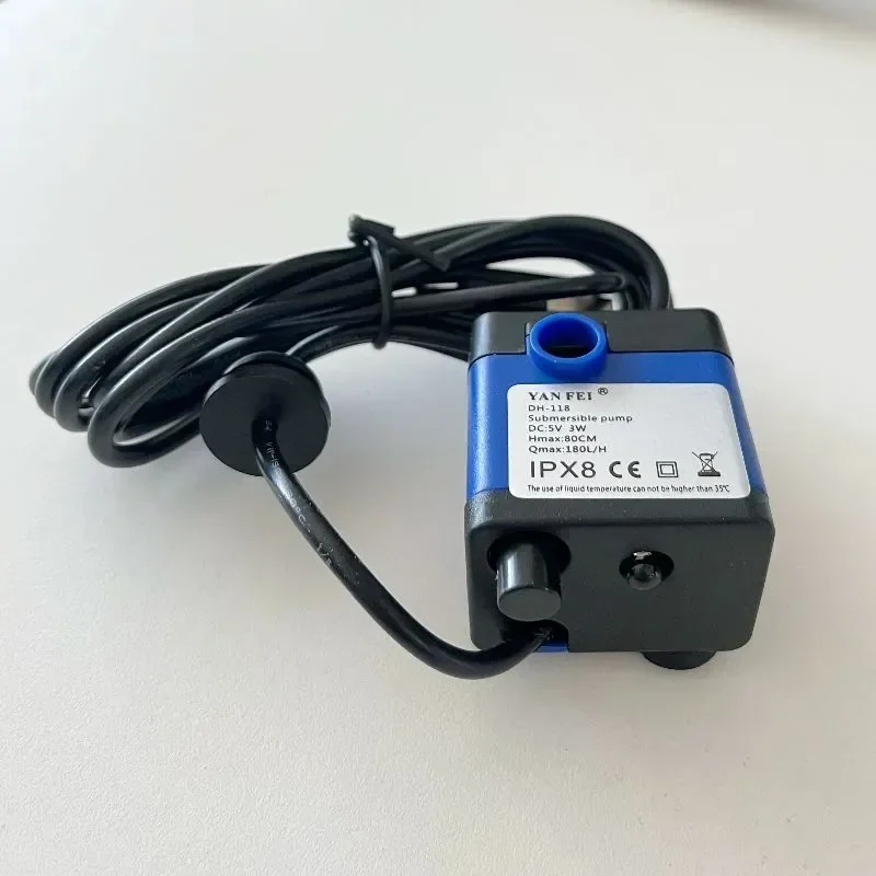 Pompe à eau USB DH-118 pour distributeur d'eau pour animaux de compagnie DC5V 3W