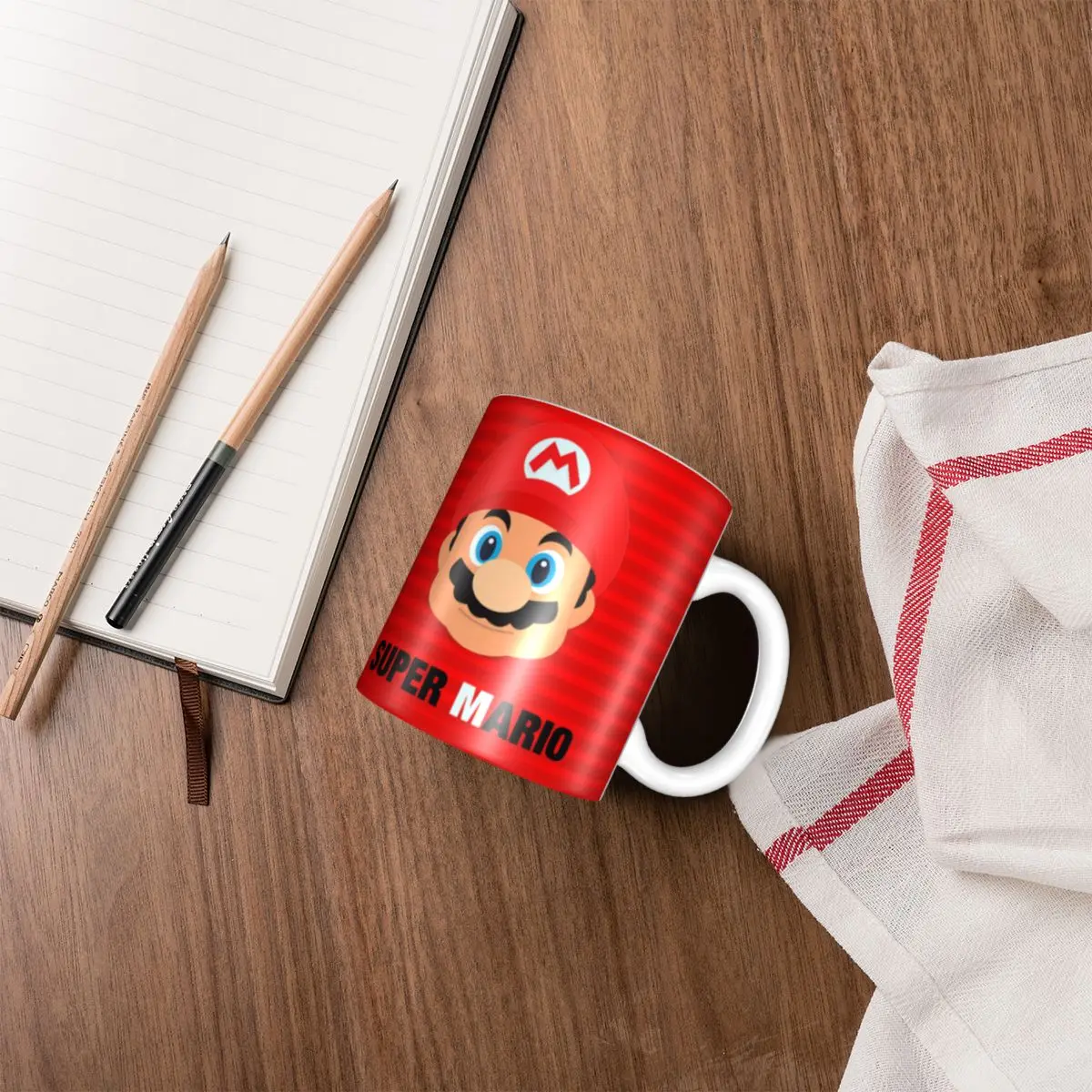 Canecas de café Super Marios Merch Kawaii Videogames Xícaras de chá Presentes