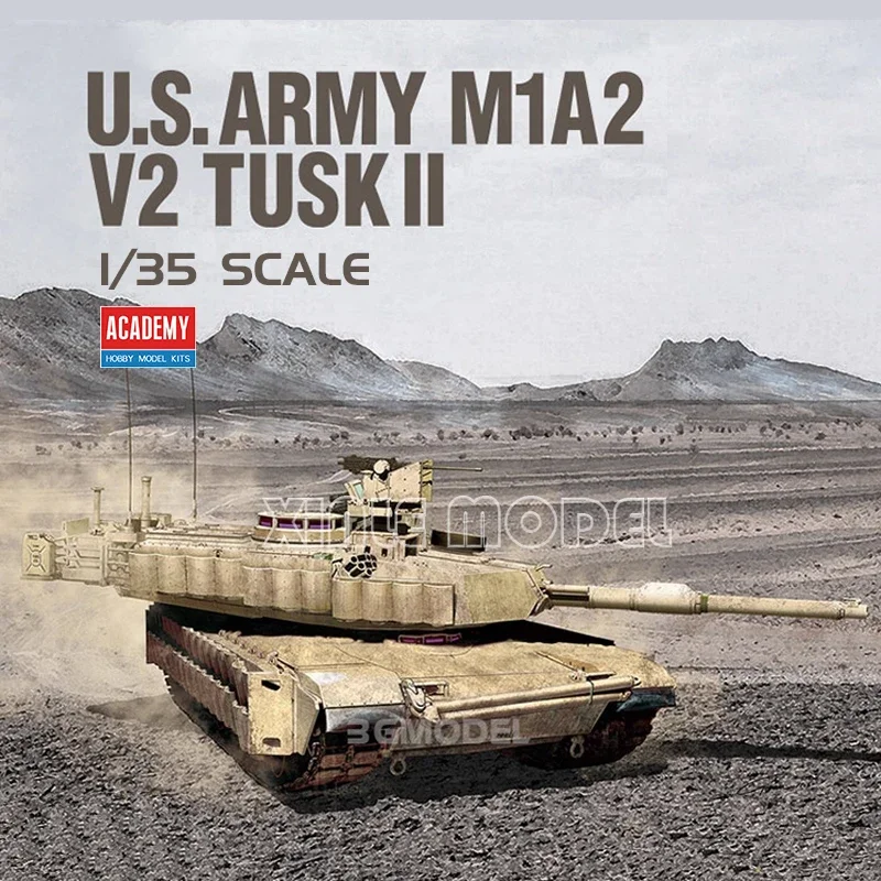 

Academy 1/35 13504 M1A2 Abrams SEP v2 TUSK II Комплект масштабной модели главного боевого танка