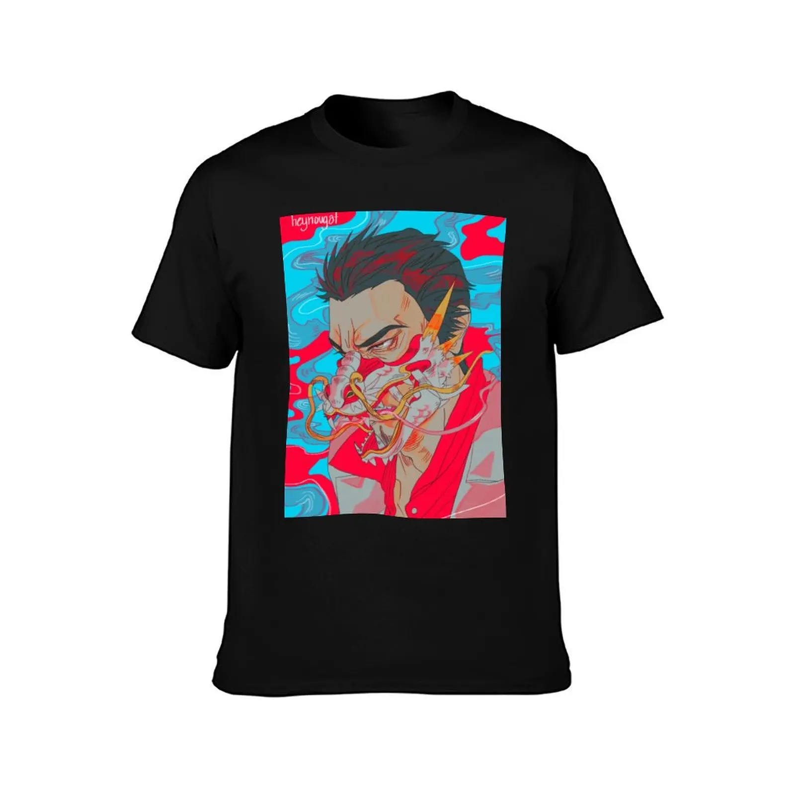 Dragon Kiryu T-Shirt Sweat Resistant Workout Tee Shirt T-Shirt