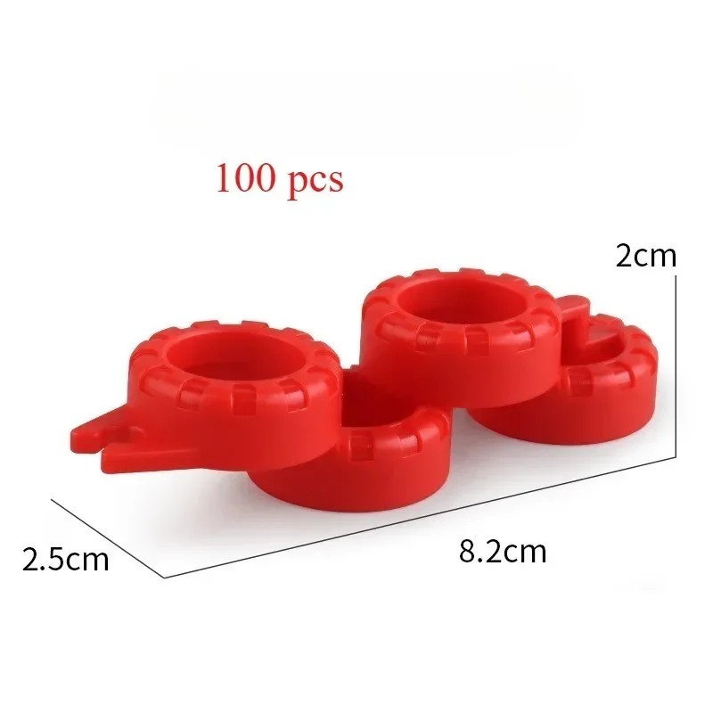 100pcs RC Drift Car Toy Accessories MINI Track Racing Obstacle Track Road Barriers Highway Splicing Roadblock Scene Tool