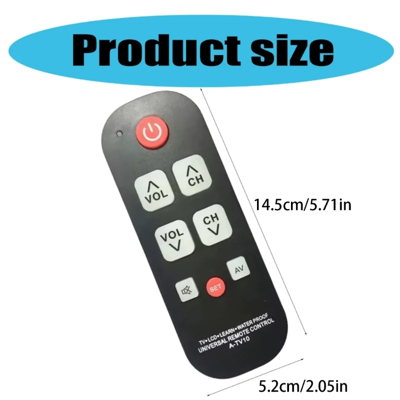 Универсальные пульты дистанционного управления для телевизора A-TV10 Wp-U1434ALA Wp-U1434LA с длинным управлением