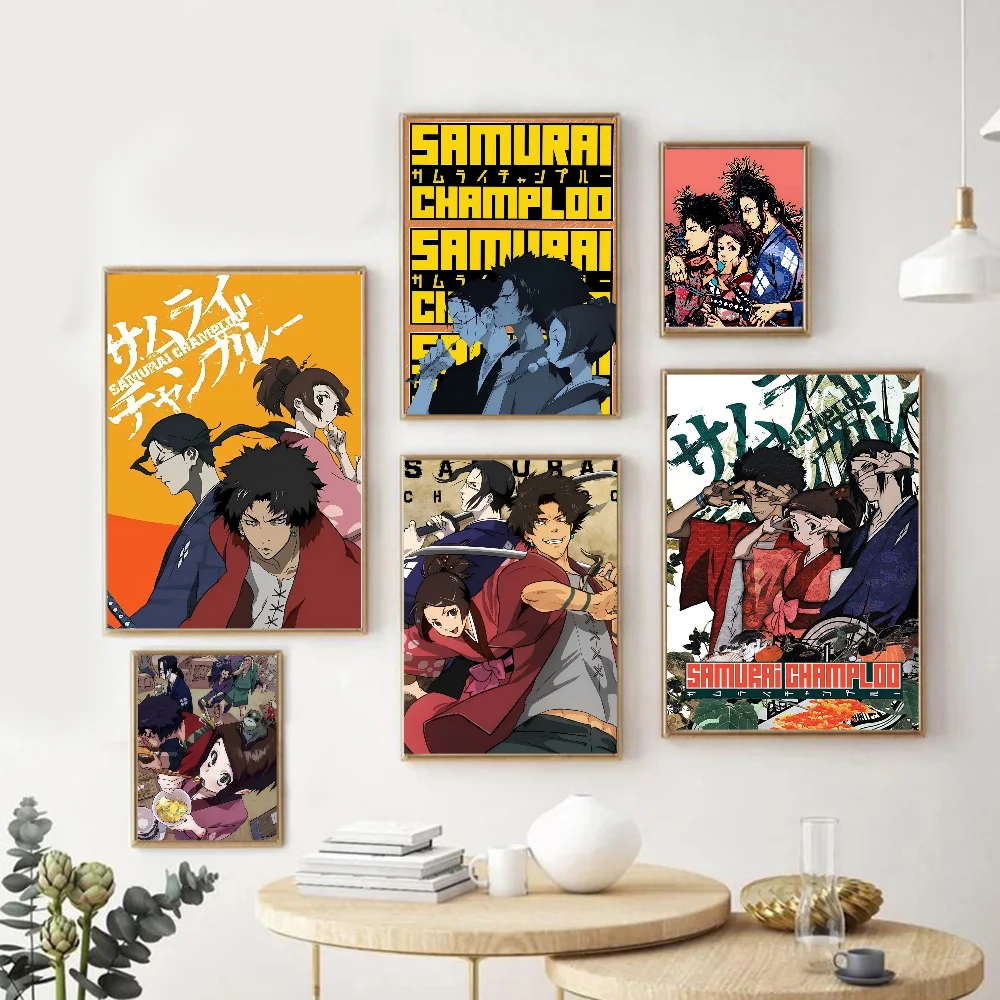 

Anime Samurai Champloo Classic Vintage Posters HD Quality Wall Art Retro Posters For Home Room Wall Decor