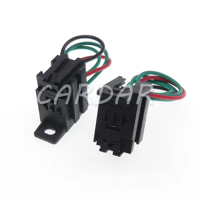 

4Pin 5Pin Socket with Wire 40A 12V 24V DC Relay Universal Auto Violet Relay