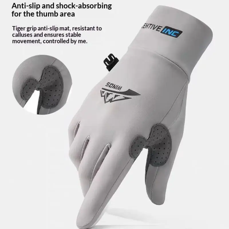 Fingerlose Handschuhe für Männer und Frauen, UV-Sonnenschutz, halbfingerige Handschuhe zum Angeln, Paddeln, Segeln, Rudern, Sport-Handschuhe. – Detail 8