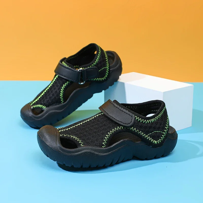 New Arrival Summer Children Beach Boys Casual Sandals Kids Shoes Closed Toe Baby Non-slip Lightweight Sport Sandals for Girls