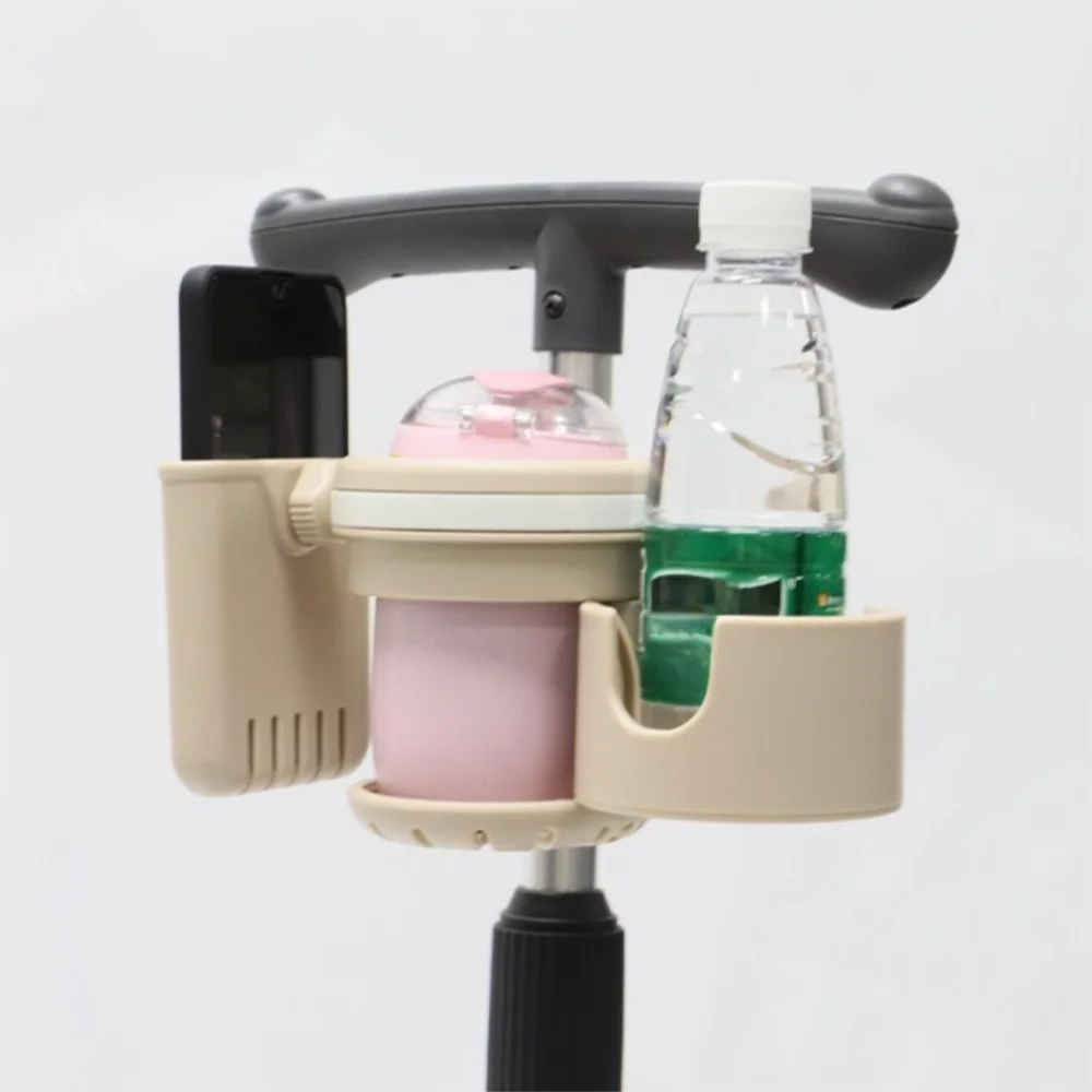 

Large Caliber Baby Stroller Cup Holder Adjustable Easy To Install Kids Cup Stand Anti-slip Phone Holder