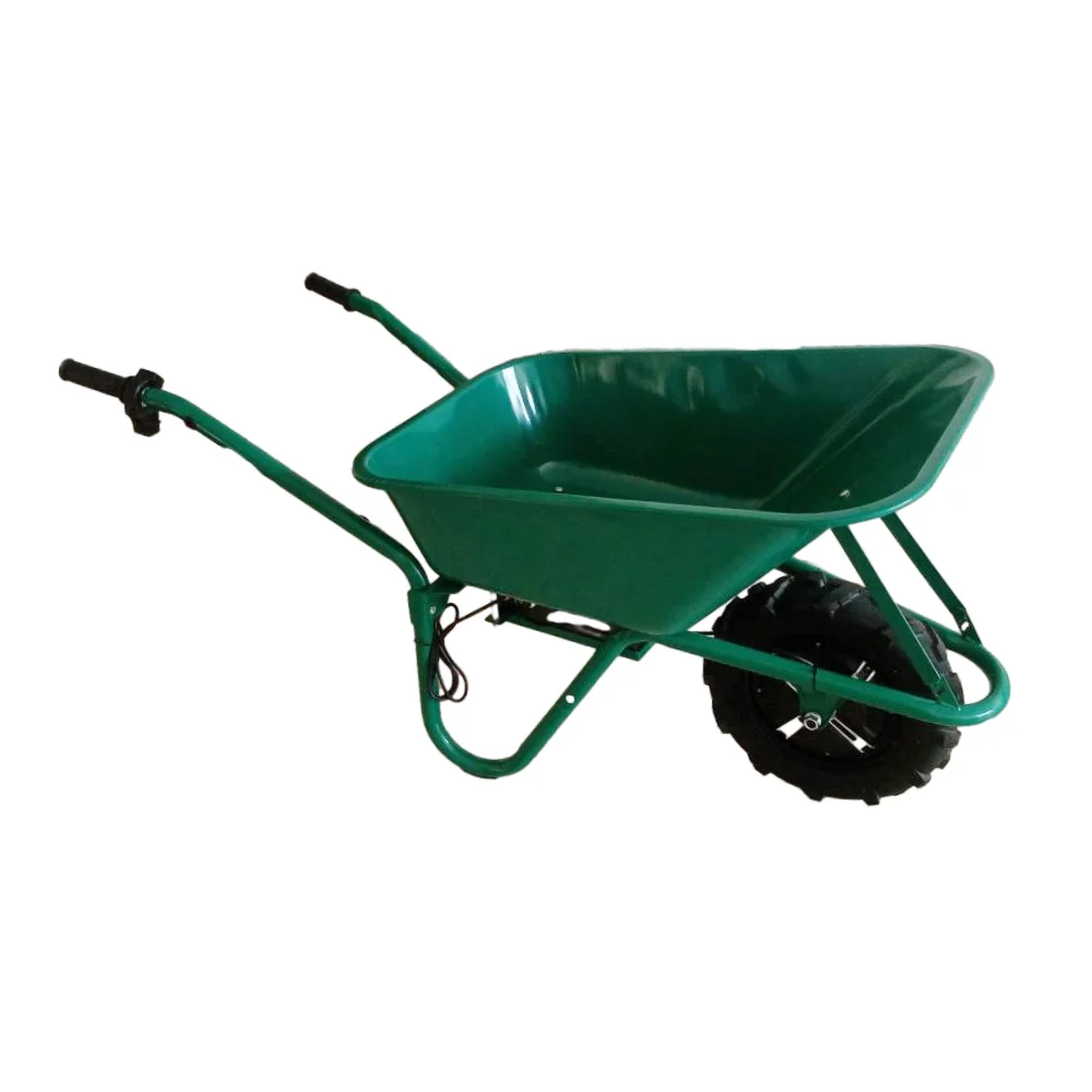 

24V 12A Garden Heavy Duty Wheel Barrow Motorized Power Electric Wheelbarrow