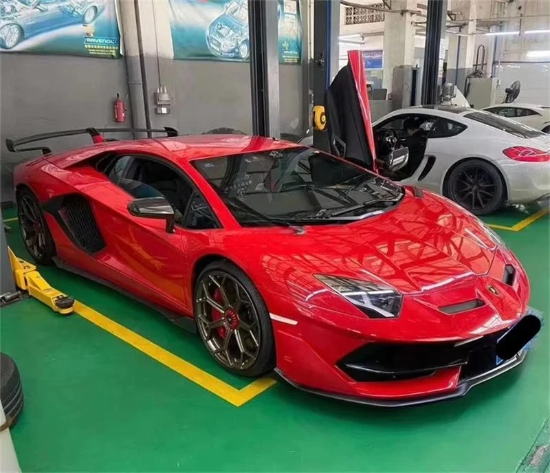 New for Aventador LP700 720 Body Kit with Dry Carbon Fiber Hardtop SVJ Style Front and Rear Bumpers Side Skirts Condition