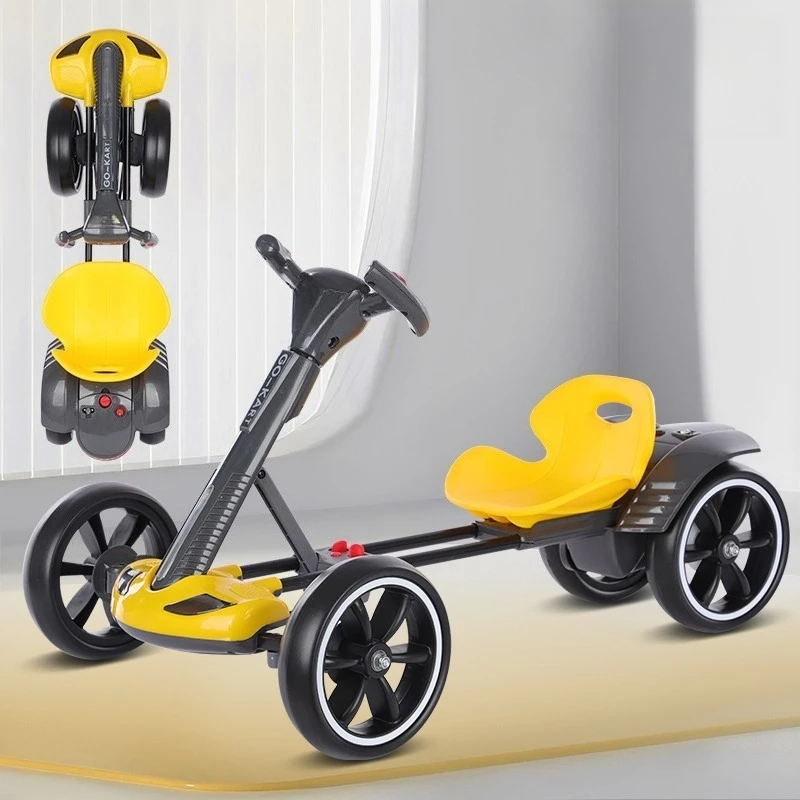 عربة الانجراف 6 فولت ألعاب كارت صغيرة عالية الجودة عربات الذهاب الكهربائية للأطفال مع جهاز التحكم عن بعد سيارة بأربع عجلات #5