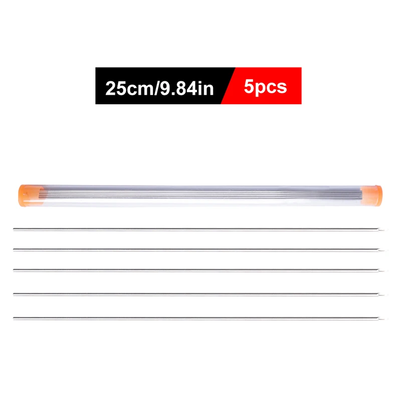 FTK 5PCS Regenwurm Einhaken Nadel Edelstahl Hohl Gas Nadel Bohrer Angeln Werkzeuge Schnelle Regenwurm Einhaken Nadel