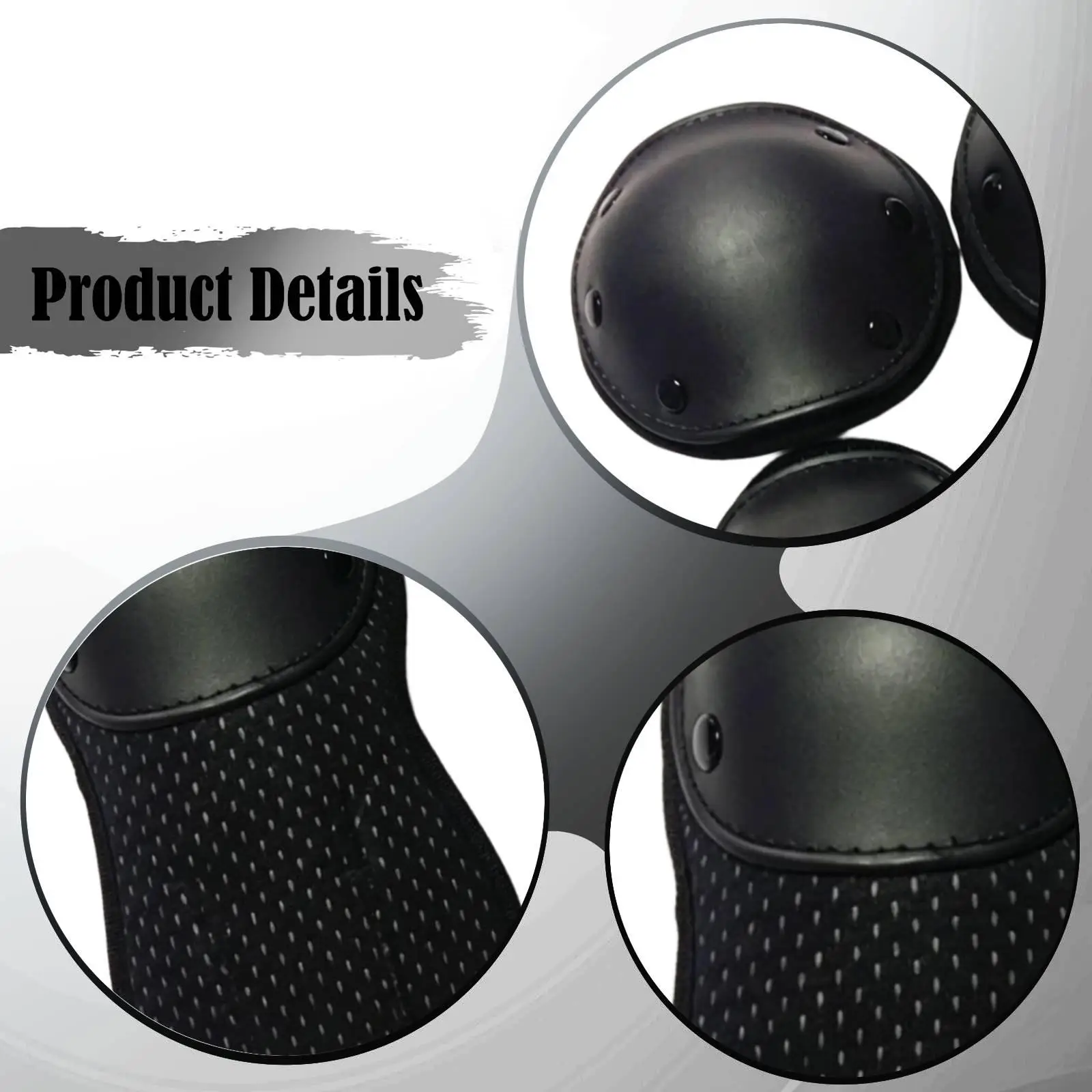 Motorcycle Jacket Protector Pads Multi Hole Ventilated Elbow Shoulder Inserts for Men Women Riding Gear