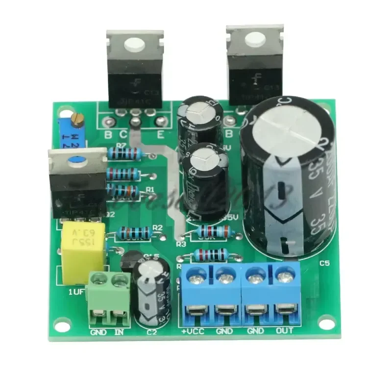 1PCS DC 12V-30V 24V Mini 1969 TIP41C 1 CH Amplifier Assemble Board Pure Class