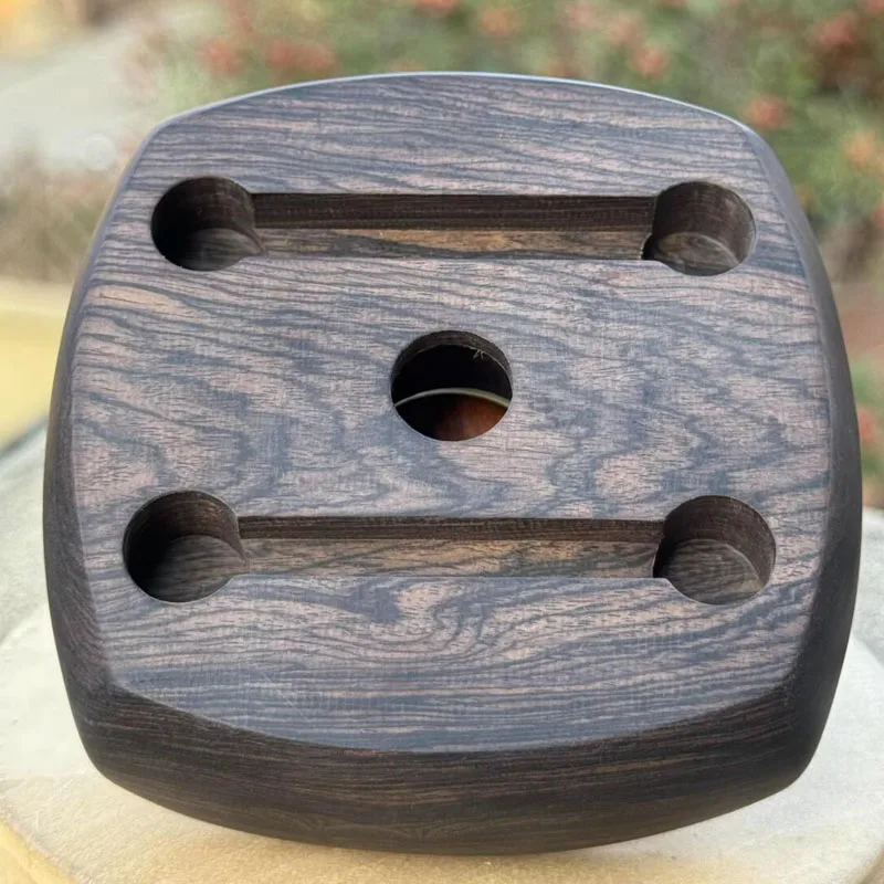 

Многофункциональный вращающийся инструмент для микрокрючкования с ручкой из африканского черного дерева для рукоделия