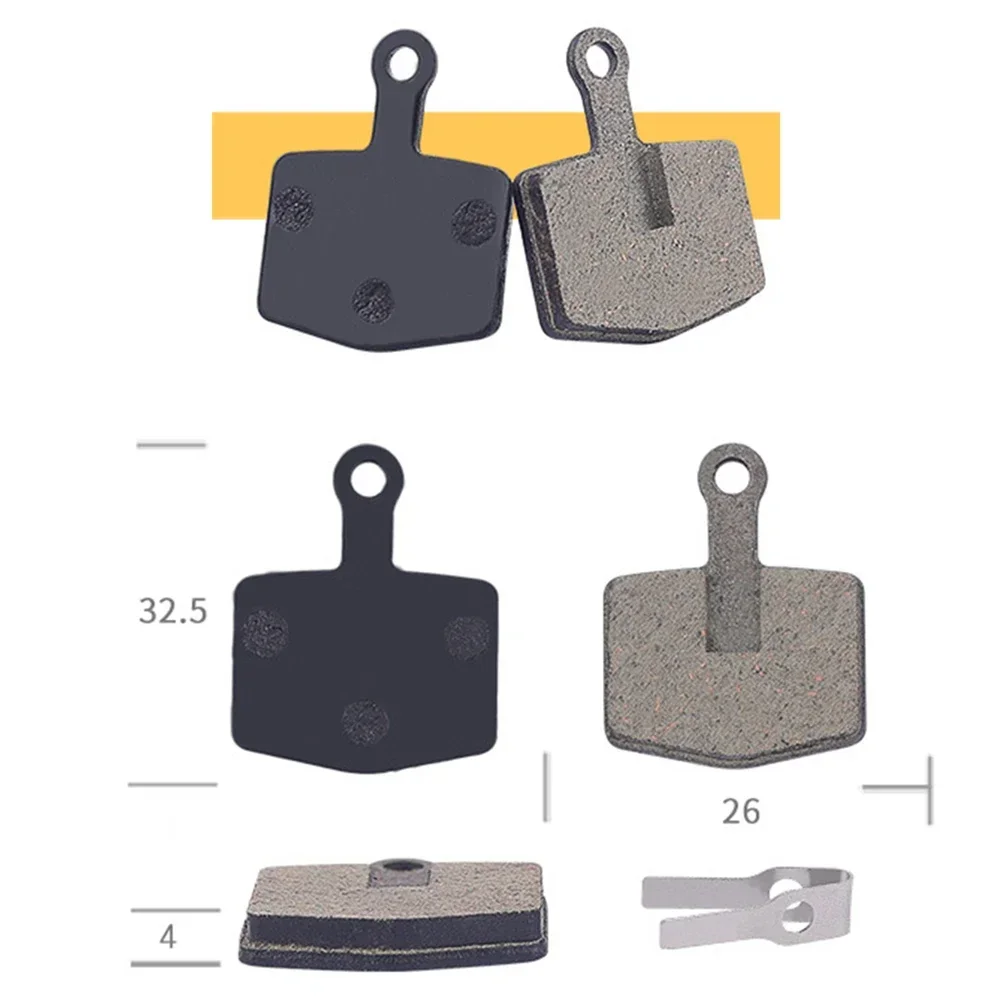 Parts Disc Brake Pads With Spring Clip 1pair Accessories Brake Pads Compound Fittings Replacement High Quality