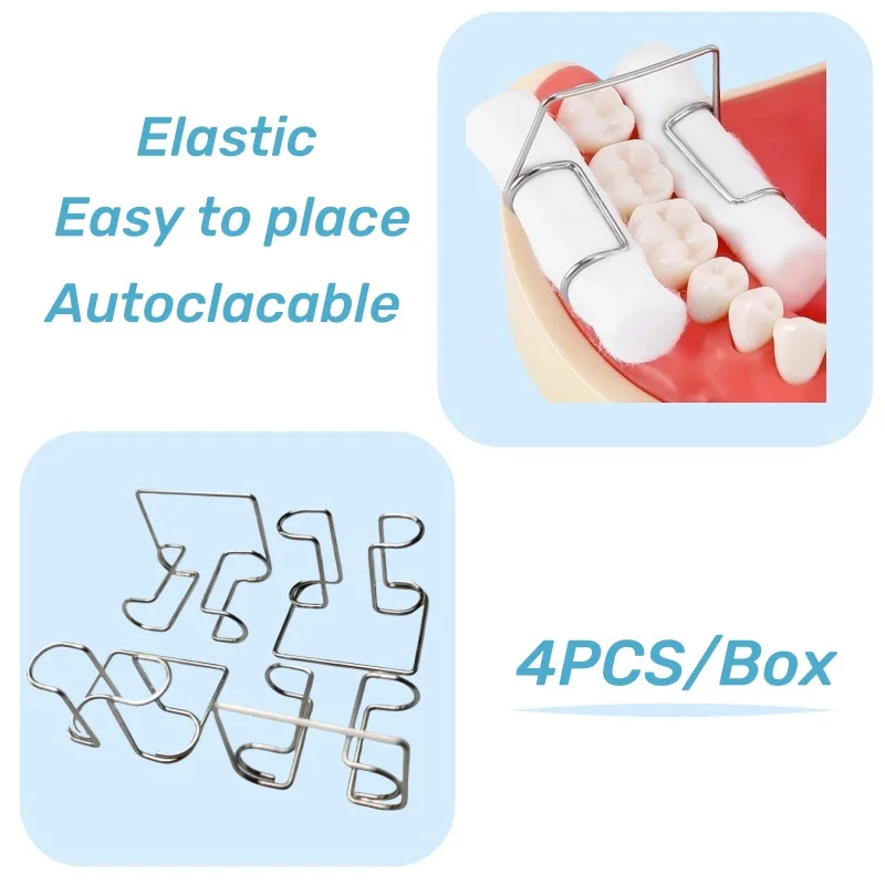 JUMTOP-Pince à rouleau de coton dentaire, support de rouleau de coton en acier inoxydable autoclavable, fournitures de laboratoire dentaire