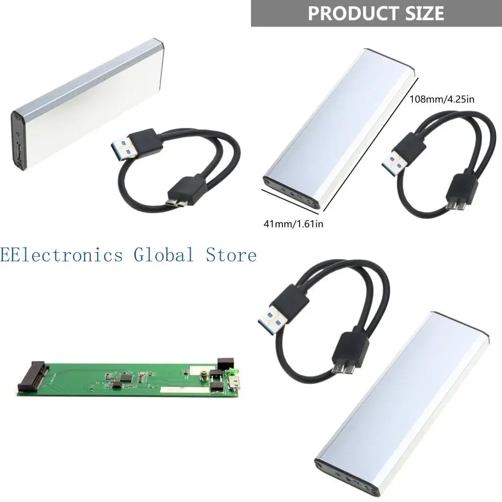 

462B Sleek USB to SSD Hard Disk Case for EP121 UX21 UX31 XM11 SSD Improved Speed
