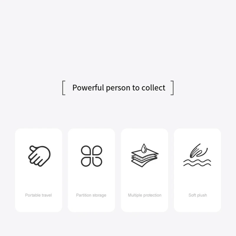 Pebbled Portable Mini Hard Shell Digital Gadgets Storage Bag Earphone Charger Case Plug Data Cable U Disk Organizer