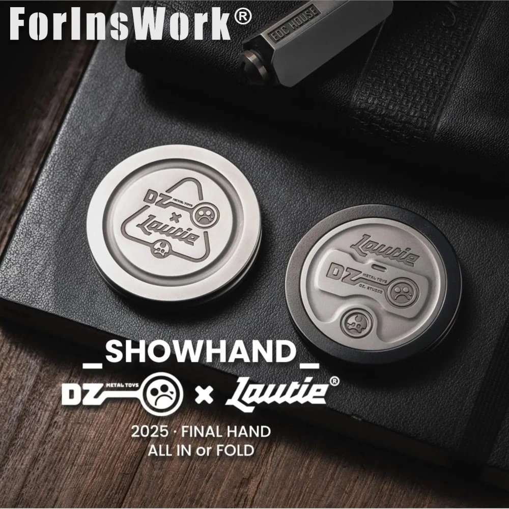 

LAUTIE & DZ Совместная «Подержанная» карманная игрушка с тактической монетой, игрушка-непоседа, игрушка-тревога, настольная игрушка