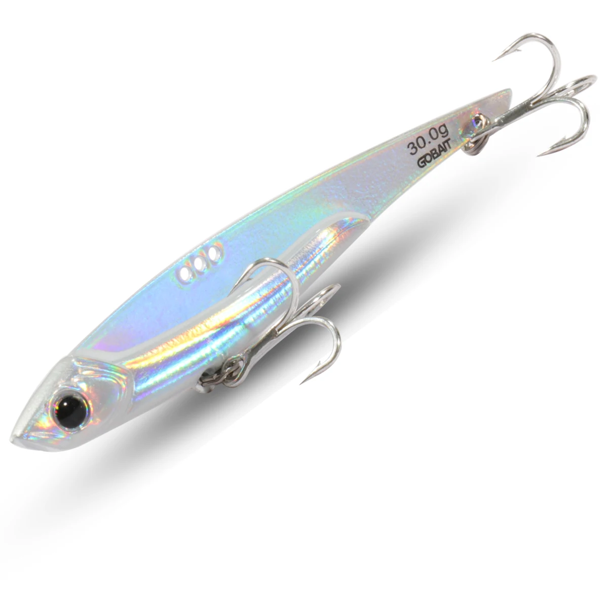 Gobait Vib Angel köder 20g 25g 30g Metall Jig sinkende Klinge Haken Spinner Löffel gegossen Vibration Kohlenstoffs tahl Tackle harten Köder