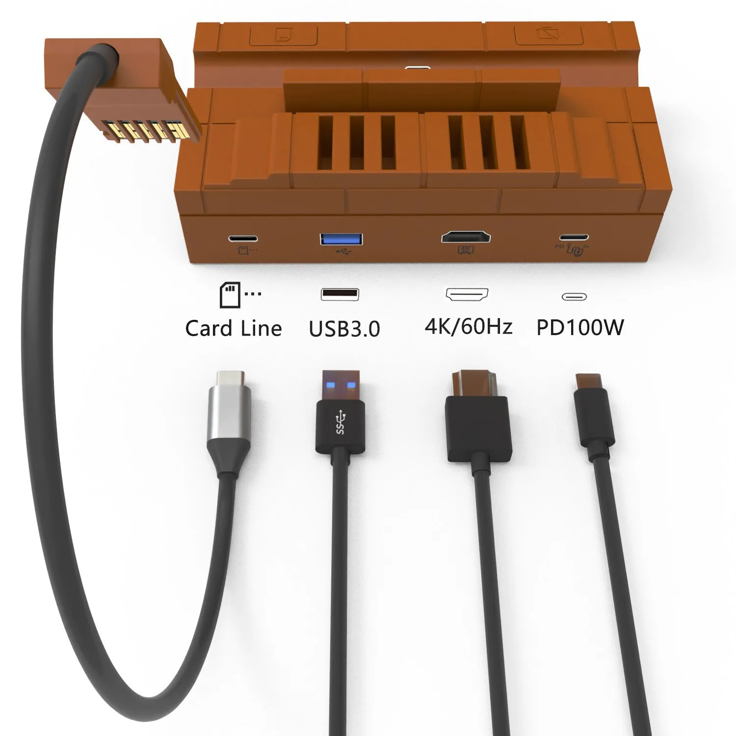 Dock Station for Switch 2 HD 4K 60Hz Charging Stand with Game Card Storage Slots for Switch 2 Multi-Functional Dock Station