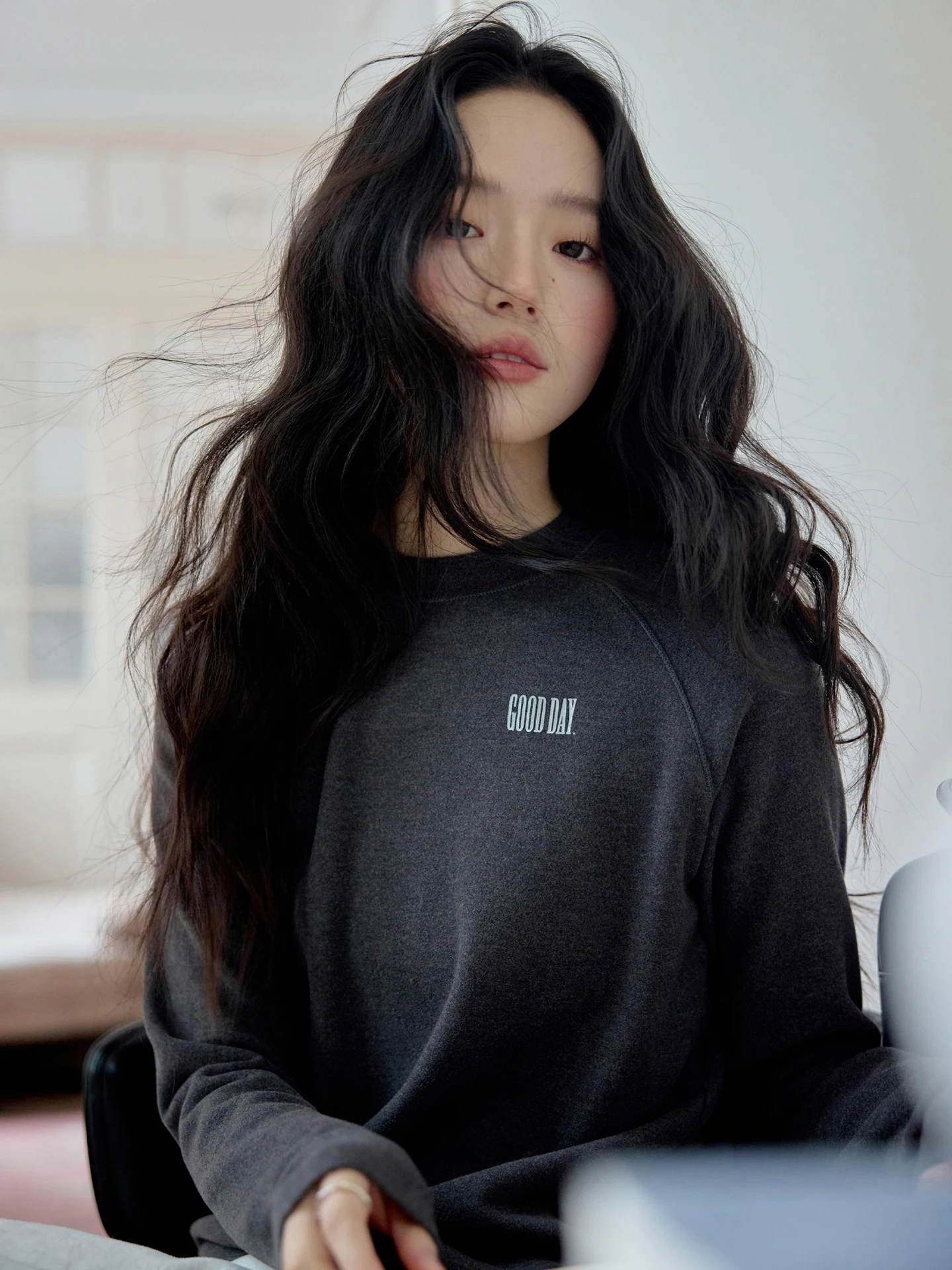 

Comfortable ey T-irt Women's Inner Wear Long Sve Letter Print Insert oulder Sve Casual Sle Breathable Skin-frie...