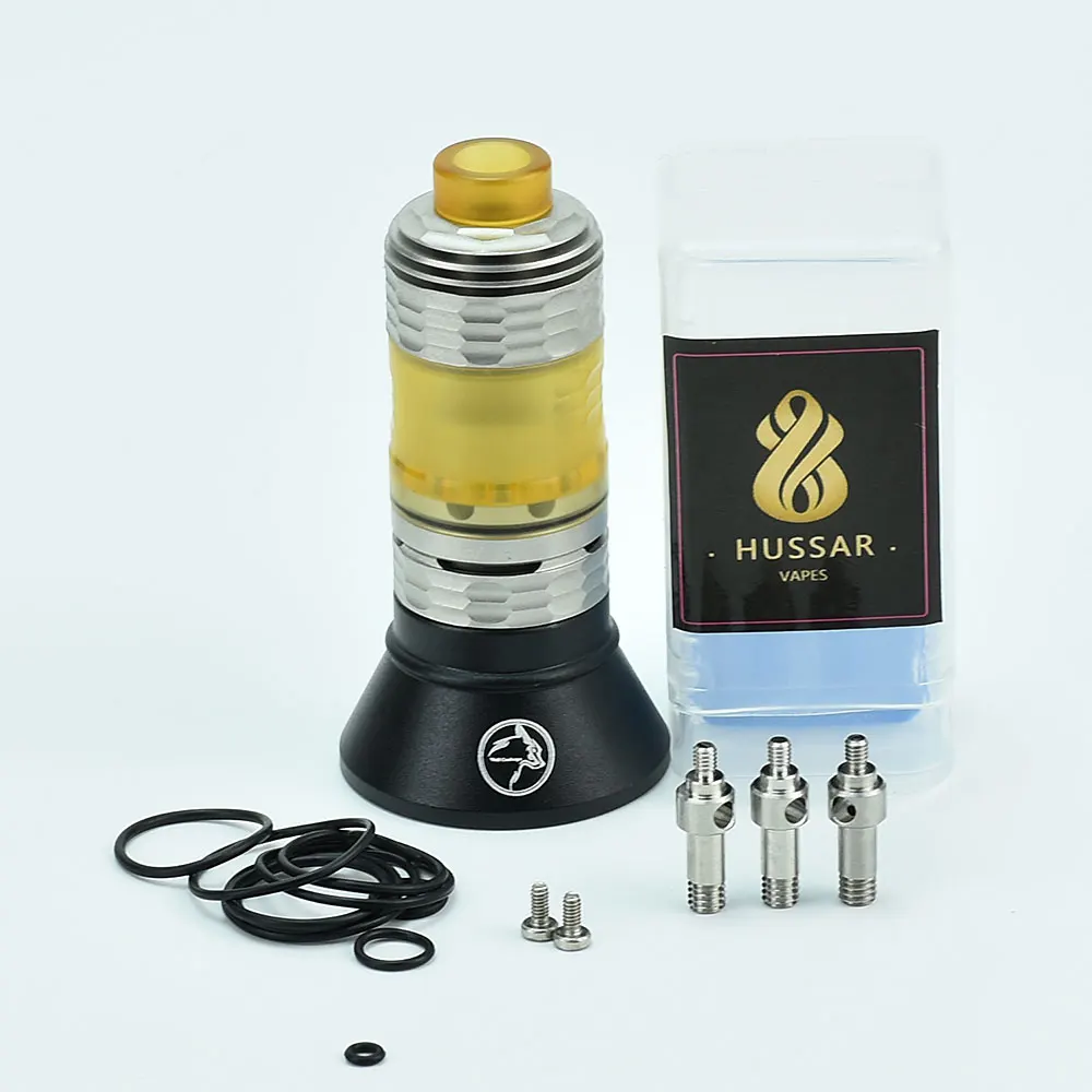 

Hussar The End rta Style 316SS 22mm RTA 3.5ml Single coils rta Atomizer vs YFTK Flash e vapor 4.5s+ rta