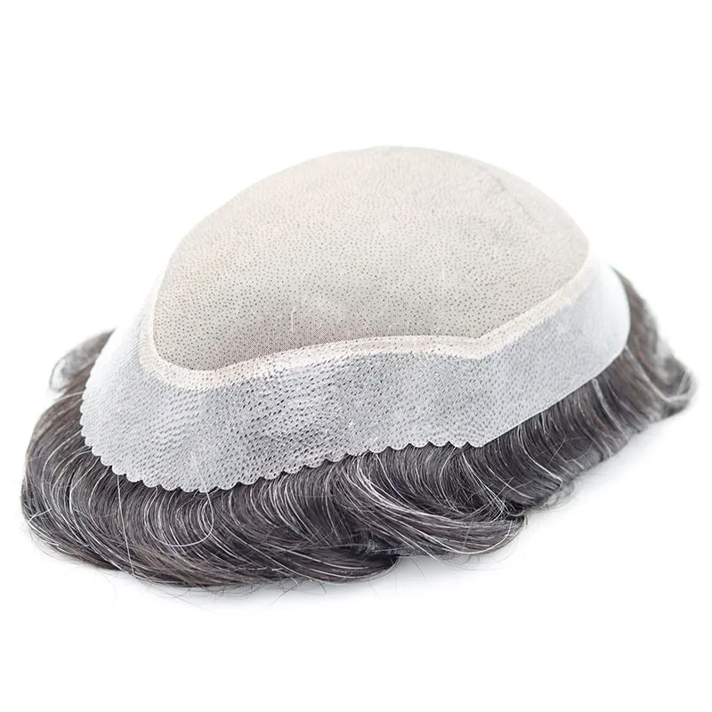 

Мужской парик в австралийском стиле, система замены настоящих человеческих волос, швейцарский кружевной фронтальный парик, натуральная линия волос, мужской парик