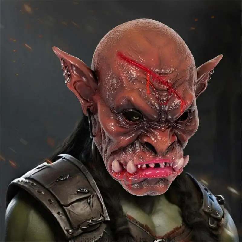 D0ub Realistyczne krwawe zombie maska ​​horror chodzący martwa maska ​​nakrycia głowy Halloween Cosplay Mask Devil Mask