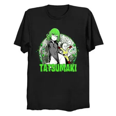 Tatsumaki One-Punch Man Anime Japanese Funny Manga Black T-shirt S-6XL