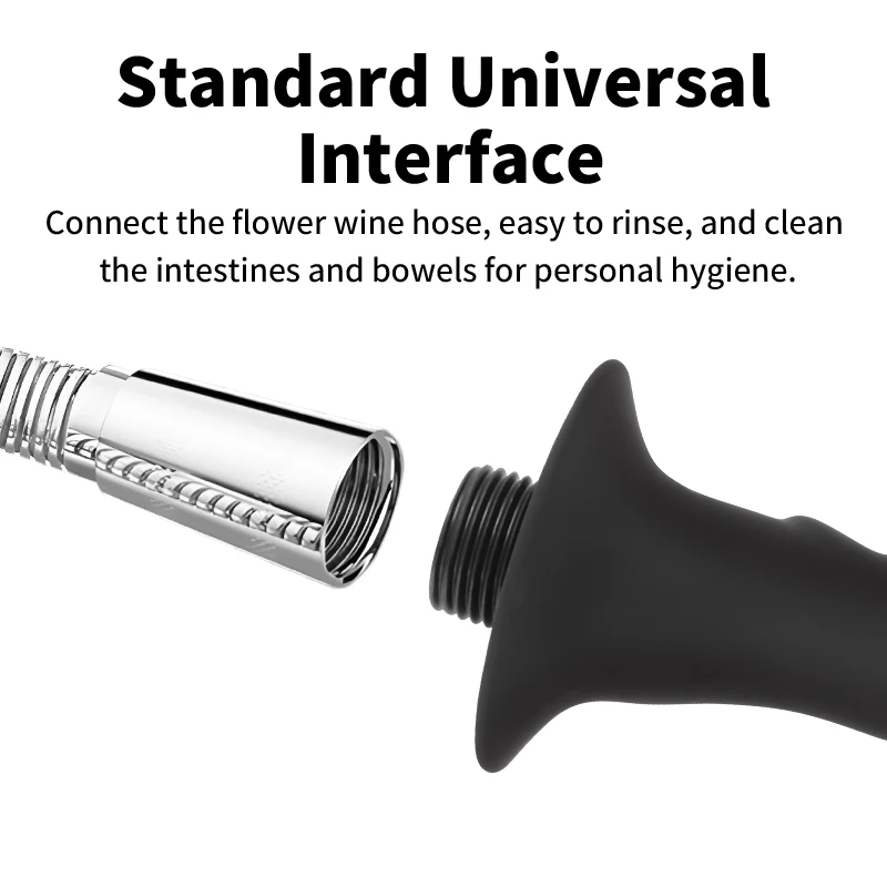 مجموعة حقنة شرجية من السيليكون الناعم متعددة الحجم رؤوس نضح شرجية مهبلية للتنظيف الحميم الاحترافي لتخفيف الإمساك لعبة الكبار