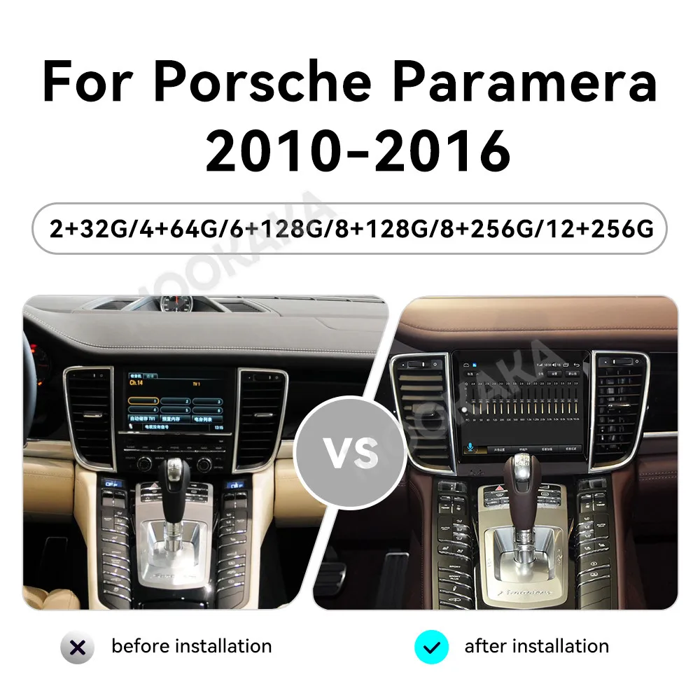 For Porsche Paramera 2010-2016 Android Car Radio Multimedia Video Wireless Carplay Autoradio Stereo GPS Navigation Head Unit